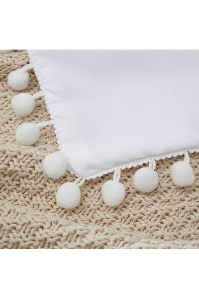eyma home 100% cotton Pompom Pillowcase (50×70cm)