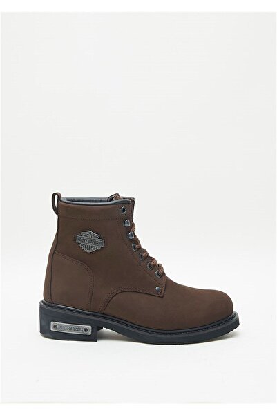 Harley Davidson 025G100109 GIBSON DERİ BOT DARK BROWN NUBUK