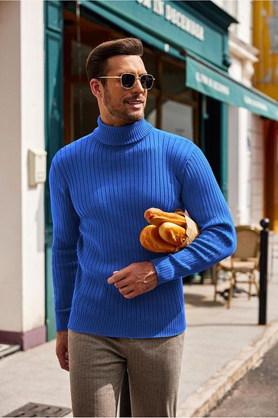 youknitwear you Forever Turtleneck Men's Knitwear Sweater