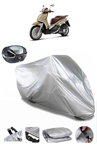 AUTOLION حقيبة خلفية Piaggio Beverly 300 RST متوافقة مع القماش المشمع للدراجا...