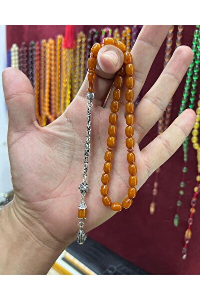 izmirpazarı Bilek Boy Sıkma Kehribar Tesbih