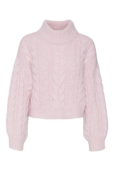 Vero Moda Strickpullover VMDREAM LS HIGHNCK CROP PULLOVER GA EXC