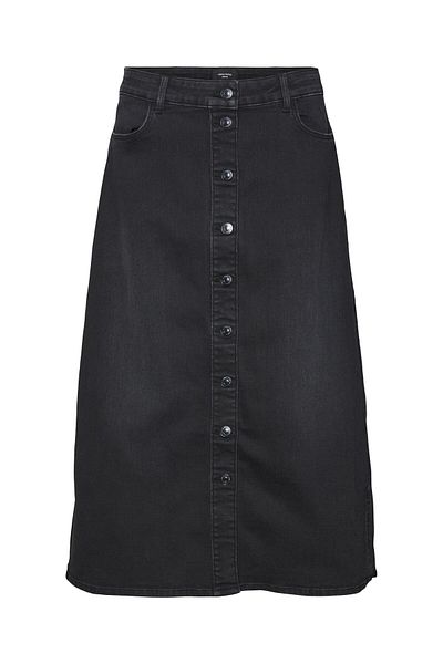 Vero Moda Jeansrock Vmnelly Hohe Taille Langer Rock
