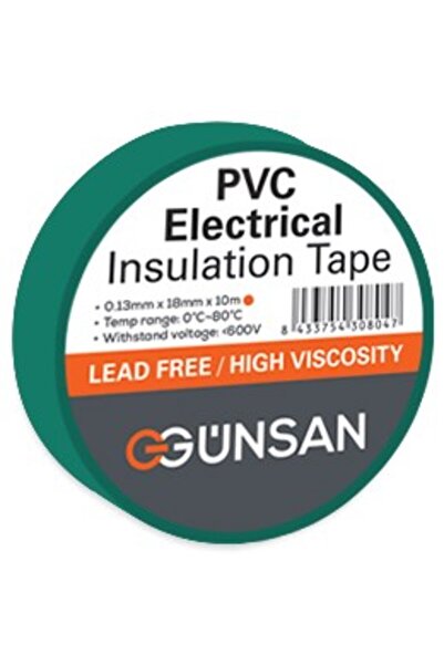Günsan Yeşil Elektrik İzolasyon Bandı