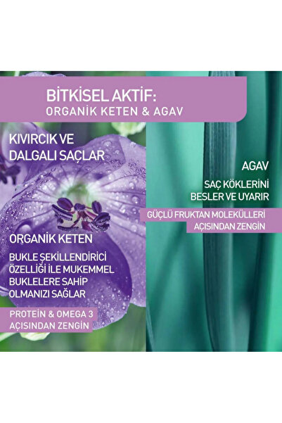 Yves Rocher Bukle Belirginleştirici Bakım Kremi Kıvırcık Ve Dalgalı Saçlar Boucles Organik Keten ve Agav 150 ml