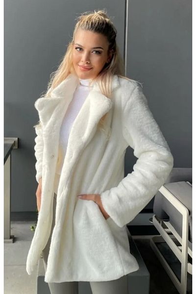 Aycey butik Plush Fur Coat