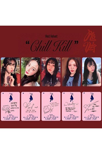 Kpop Dünyasi Red Velvet ''Chill Kill'' Album PC Set - Package 1