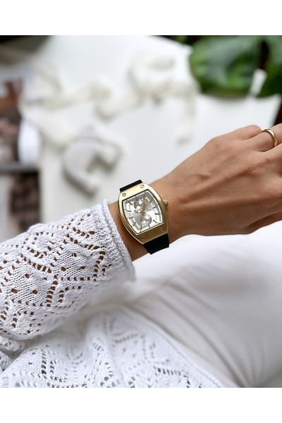 Navimarine Black Color Silicone Cord Women's Wristwatch