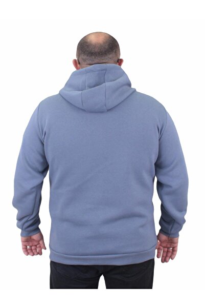 MocGrande Φούτερ με φερμουάρ μεγάλου μεγέθους Adventure 23220 ΜΠΛΕ