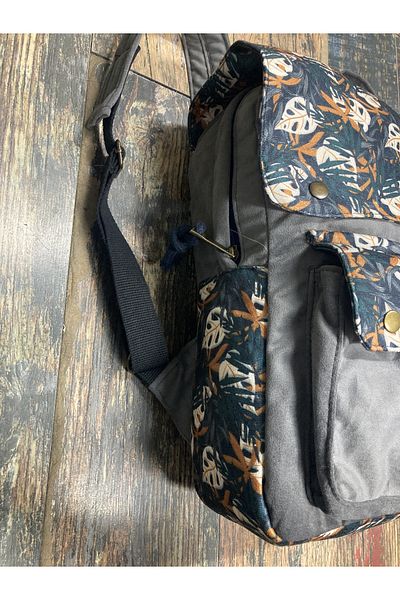 Street Bag Ethnic Αυθεντικό σακίδιο πλάτης με μποέμ με κάλυμμα Καθημερινή χρήση σε κάμπινγκ ταξιδιού