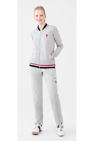 U.S. Polo Assn. US Polo Assn16614 Women's Zippered Pajama Set