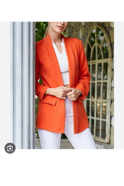 POLEN Şal Yaka Sahte Cep Ceket