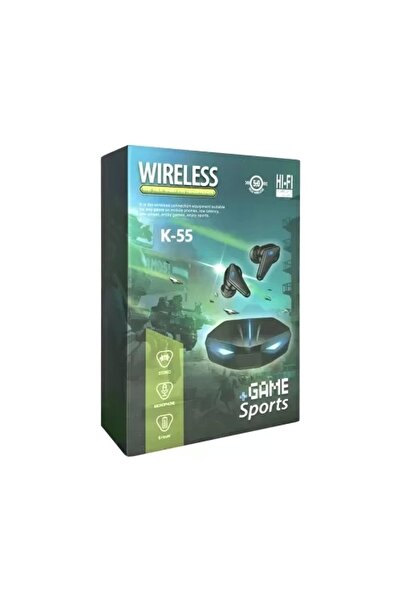 Genel Markalar K55 Led Işıklı Uyumlu Bluetooth Oyuncu Kulaklık