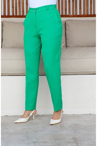 DEVRAN Emerald Green Large Size Pocket Classic Trousers