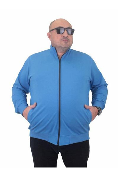 Starbattal Φούτερ με φερμουάρ Basic Seasonal Plus Size 22750 SAKS
