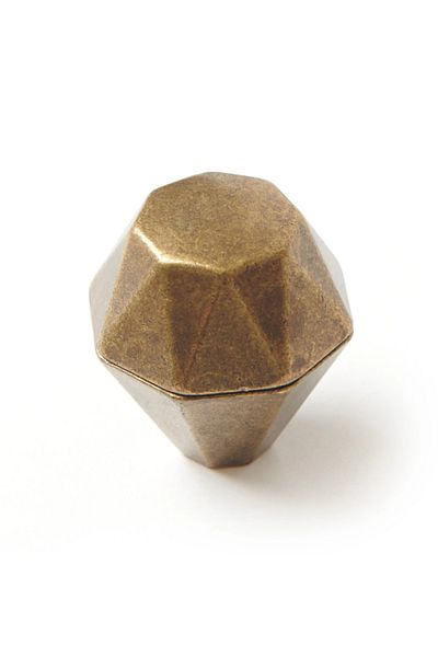 KCT GLOBAL Diamond Button Handle - Antique