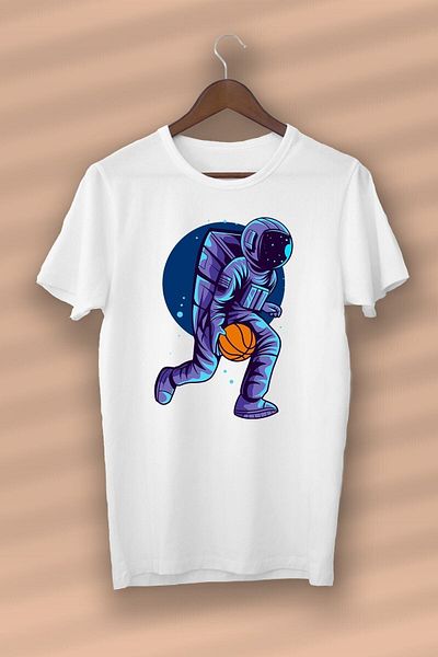 Pisa Art Astronaut Printed Organic Cotton White - Unisex - Γυναικείες - Ανδρικές - T-shirt - Nux Boutique
