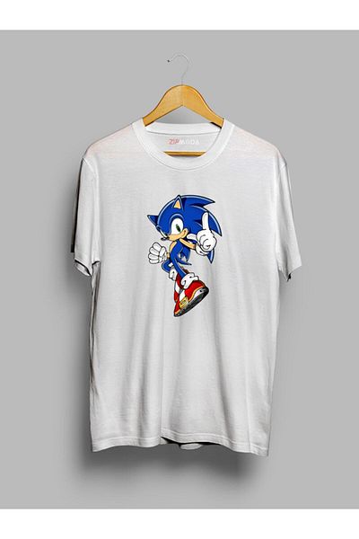 Pisa Art Μπλουζάκι με στάμπα Sonic Design Oversize