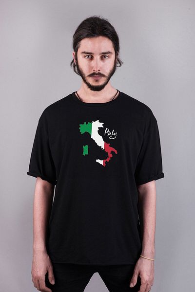Pisa Art Μπλουζάκι Italya Boot Special Design και Special Printed Oversize (unisex).
