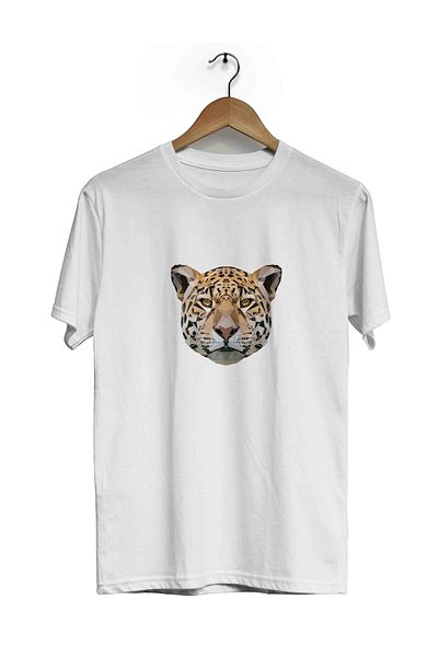 Pisa Art Tiger μπροστινό πίσω εμπριμέ μπλουζάκι με κοντό μανίκι Bll3679