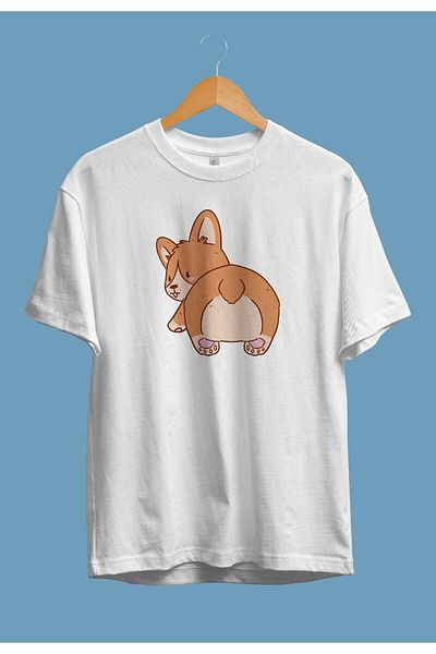 Pisa Art Μπλουζάκι Unisex με στάμπα σε καφέ σχέδιο ζώων