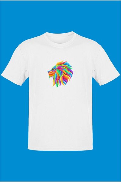 Pisa Art Μπλουζάκι με πολύχρωμο σύμβολο Λέων