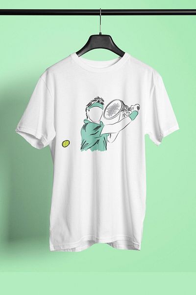 Pisa Art Μπλουζάκι τένις Unisex Federer Slice