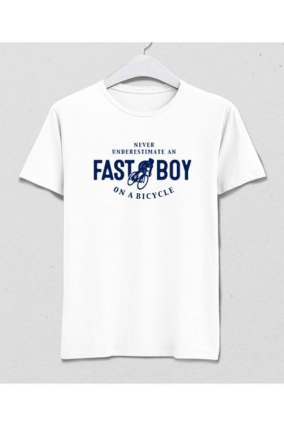 Pisa Art Μπλουζάκι Unisex Λευκό εμπριμέ