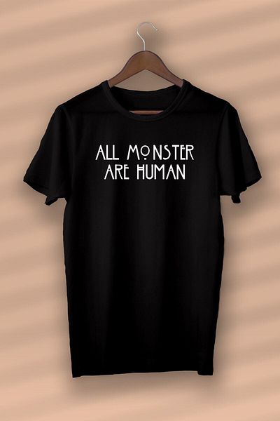 Pisa Art American-Horror-Story Printed Organic Cotton Black Unisex - Γυναικεία - Ανδρικά - T-shirt