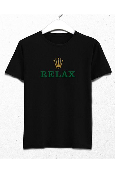 Pisa Art Ανδρικό μαύρο μπλουζάκι Relax