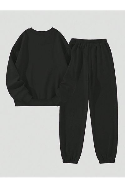 Boi Σετ φόρμας California WC Combination Bottom Top - Μαύρο εμπριμέ λαιμόκοψη με λάστιχο