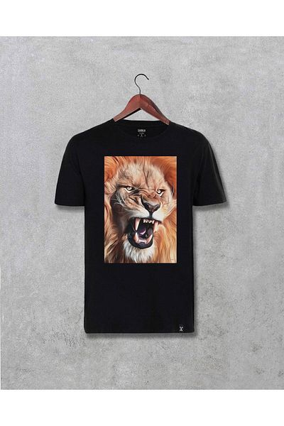Pisa Art Μπλουζάκι Lion Lion Special Design Animal Printed (Unisex).