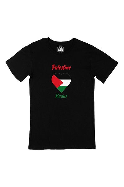 Pisa Art Jerusalem Palestine Heart Heart T-shirt