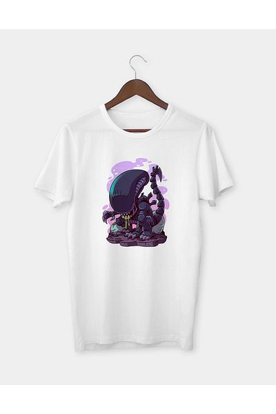 Pisa Art Μπλουζάκι με στάμπα Alien