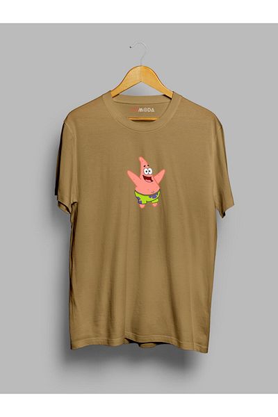 Pisa Art Μπλουζάκι με στάμπα με σχέδιο Patrick Star Oversize