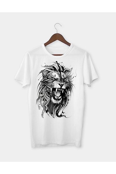 Pisa Art Lion Printed T-shirt T-shirt