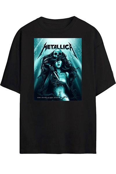 Pisa Art Metallica 10, σχέδιο Oversize Tshirt- T-Shirt Adv-metallica-oversize-000011