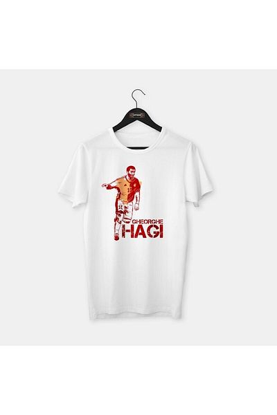 Pisa Art Gheorghe Hagi - Special Drawing Design Series Legends, χτενισμένο βαμβακερό μπλουζάκι