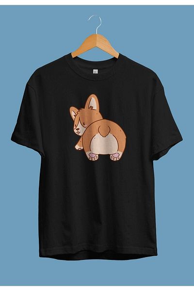 Pisa Art Μπλουζάκι Unisex με στάμπα σε καφέ σχέδιο ζώων