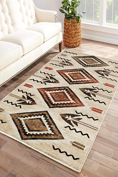 Washable Printed Carpet Runner Kitchen Carpet with Non-Slip Base