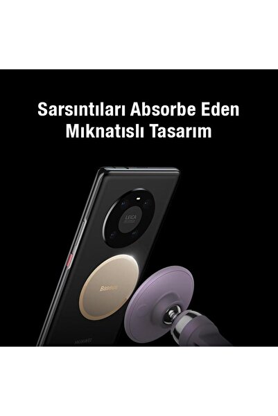 Baseus Yeni Nesil 360 Derece Döner Başlıklı Mıknatıslı Havalandırma Araç Tutucu