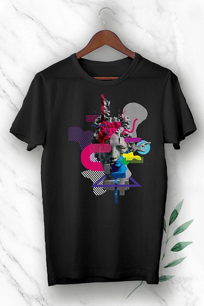 Pisa Art Μπλουζάκι Unisex με στάμπα με γλυπτό με τάση μυθολογίας