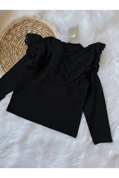 HAVİSA KİDS GIRL RUFFLED LONG SLEEVE BODY