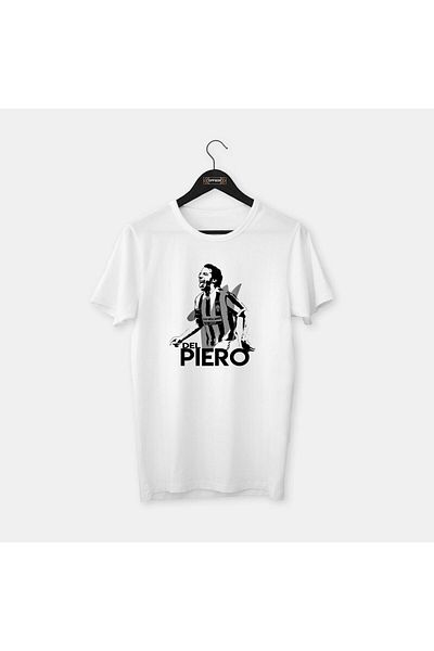 Pisa Art Del Piero - Special Drawing Design Series Legends, χτενισμένο βαμβακερό μπλουζάκι