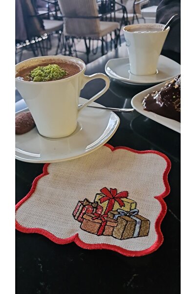 FLAWLESS HOME مجموعة من 2 مناديل تقديم الكوكتيل الخاصة بالعام الجديد