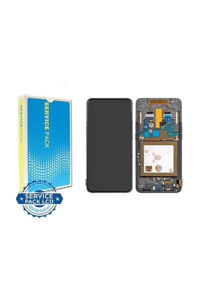 Samsung Galaxy A80 A805 Uyumlu Lcd Ekran Dokunmatik Siyah Servis GH97-17696C