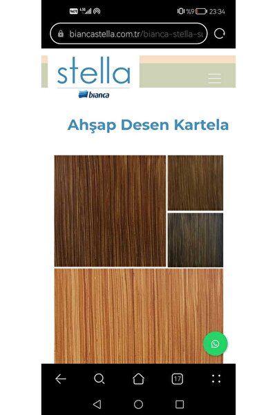 Bianca STELLA Ahşap Renkler Serisi 250ml - Ceviz