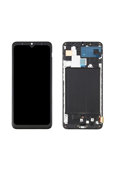 Samsung Galaxy A70 A705 Uyumlu Lcd Ekran Dokunmatik Siyah Oled Çıtalı