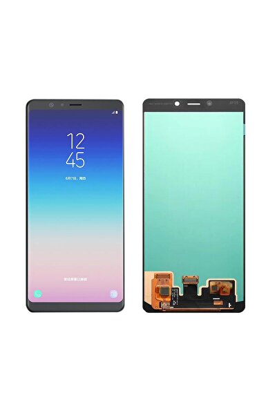 Samsung Galaxy A9 2018 A920 Uyumlu Lcd Ekran Dokunmatik Siyah Oled Çıtasız