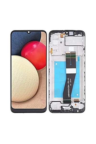 Samsung Galaxy A02s A025f Uyumlu Lcd Ekran Dokunmatik Siyah Servis Çıtalı